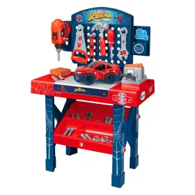 36125 World Tech Toys Spider-man Tool Bench Playset With Take Apart Car