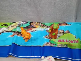 Wow 083546006088 Teddy Ruxpin Worlds Of Wonder Land Grundo Map Play Area Box Is Damaged