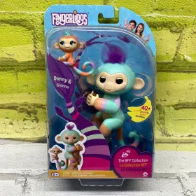 Wowwee 771171135449 Fingerlings Danny And Gianna Interactive Monkey Playset 40 Sounds