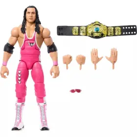 Wwe 194735272013 Elite Legends Bret Inch Hit Man Hart Action Figure And Accessories Series