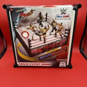 Wwe 194735285099 New Main Event Series Spring-loaded Mat Wrestling Ring Raw/smackdown