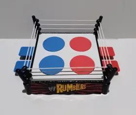 2491az Wwe Mattel Rumblers Blast And Bash Battle Ring-2010-pound Paddles-2491az-ring Only