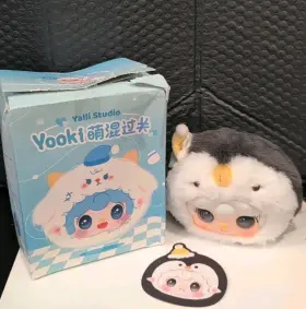 Yalli Studio 977880450024 Yooki Oxygen First Generation Plush Adventure Penguin Blind Box Cute Mix Pass