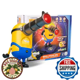 B0d4ml7n2g Yolopark Minions Despicable Me 4 Mega Mel Action Figure 4.7 Inch Retractable Eye Toy