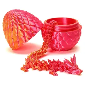 B0cyztqknk Ytrxylkl 3d Printed Dragon With Surprise Egg Fidget Toy For Kids Birthday/holiday Gift