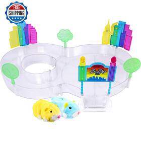 Zhuzhu B0dq2dm5hv City Downtown Starter Playset Electronic Hamsters Pipsqueak Sophie 4