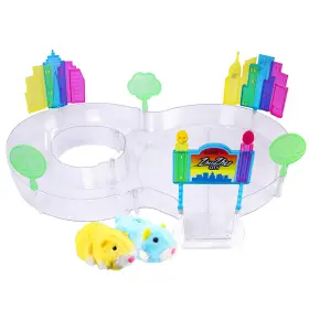 Z1084 Zhuzhu City Downtown Starter Playset With Electronic Hamsters Pipsqueak And