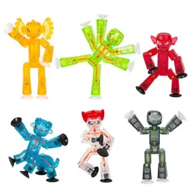 Zing 008983051057 Monsters Complete Set Of 6 Poseable Monster Action Figures Includes