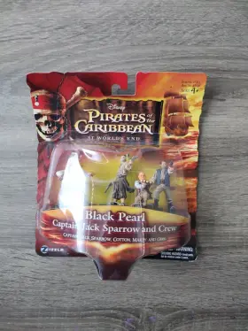 07111 Zizzle Pirates Of The Caribbean Black Pearl Captain Jack Sparrow And Crew