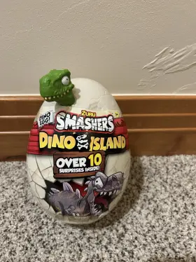 Zuru 193052037824 Smashers 7 Inch Dino Island Egg With Over 10 Surprises Inside Unopened