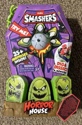74124 Zuru Smashers Horror House Large 35 Surprises Inside Dig And Dissect A Monster