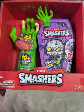 Zuru 74150 Smashers Horror Playset Monster Hand Coffin 2 Piece Collectors Edition