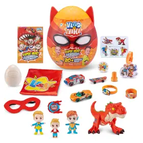 B08t6bjc6z Zuru Vlad And Niki Superhero Surprise Egg Dino Attack With 20 Surprises Red