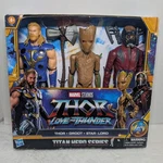 Marvel Titan Hero Series Love And Thunder Thor Groot Star-lord Figures New. Price: $22.50.