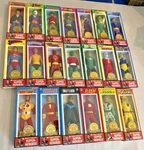 Mego 50TH Anniversary Super Heroes Complete Set 20 Figures With Boxes (mint/new). Price: $750.00.
