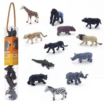 Mojo African Wildlife Mini Worlds Tube Playset 12PC Lions, Giraffe, Gorilla, New. Price: $34.53.