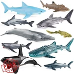 Scahow Sea Animal Figures Set Octopus Shark Whale New. Price: $20.00.
