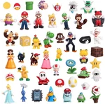Isaneihas 48 Pcs/set Mario Figures Toy - Luigi Figurines Yoshi Bros Actio... New. Price: $88.94.