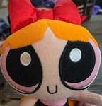 Vtg Powerpuff Girls Blossom Plush Doll Toy Trendmasters Cartoon Network 2000 8" New. Price: $15.00.