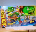 Mattel Hot Wheels City T-rex Blaze Battle Toy Car Track Playset New. Price: $30.79.