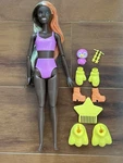 Barbie Cutie Reveal Doll & Accessories, Color Dream Series, Tie-dyed Penguin Used. Price: $9.59.