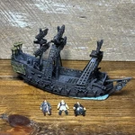 (read) Zizzle Disney Pirates Of The Caribbean Dead Man's Chest Fleet Black Pearl Used. Price: $25.00.