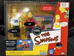 2002 Playmates The Simpsons Interactive Kbbl Environment W/ Marty Bill Wos - New. Price: $35.00.