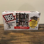 Tech Deck And Display Transforming Ramp Set Carrying Case Fingerboards Open Used. Price: $24.99.