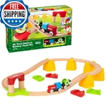 Brio World 33710 - My First Railway Battery Operated Train Set 25 Piece Wood New. Price: $89.92.