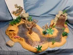Schleich Safari Waterfall Watering Hole Playset Incomplete With Animals Used. Price: $249.99.
