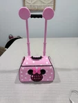 Disney Minnie Mouse Toy Pet Carrier Rolling Handle Travel Pretend Play Case Used. Price: $12.99.