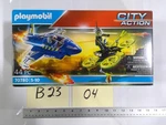 Playmobil City Action Police Jet 70780 44 Pieces 5-10 Building Toy Set Blue New. Price: $20.99.