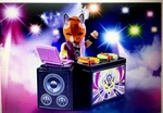 Lady D.j. With Turntable And Speaker,playmobil #70882,NEW In Box. Price: $7.91.