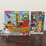 Fisher Price Little People Mario Bowser's Airship + Mini Figures Bundle New. Price: $59.95.