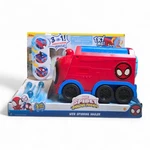 Marvel Spidey And His Amazing Friends Web Spinning Hauler 3-IN-1 Vehicle, 8-INCH Used. Price: $23.93.
