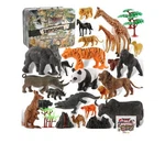New Tubasaya 30-PIECE Safari Animal Figure Toy Set: Realistic Wild. Price: $57.36.