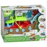 Timber Tots: Nesting Boats 3-IN-1 Playset, Seal Figure, Stacking Water Toy New. Price: $57.99.