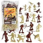 Toy Cowboys And Indians Plastic Figures - 40PC Playset Made New. Price: $36.03.