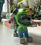 Paw Patrol Sea Rocky With Pup Pack Figure - Lights Tested Works! Used. Price: $11.83.
