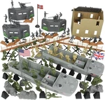 Bmc WW2 D-day Plastic Army Men Invasion Of Normandy 114PC Boxed Playset New. Price: $129.99.