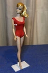Vintage Swirl Ponytail Barbie Doll Blonde Good Shape 1 Light Green Ear No Stand Used. Price: $200.00.