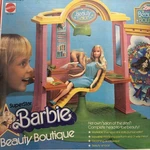 Vintage 1976 Barbie Beauty Boutique Playset Mattel Salon With Box Used. Price: $21.99.