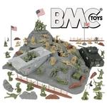 Bmc WW2 Iwo Jima Plastic Army Men Island Tanks Soldiers 72PC Playset 54MM 1:32 New. Price: $89.90.