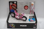 New Super Mario Bros Movie Princess Peach Figure & Pull Back Racer Kart Toy B18. Price: $23.99.