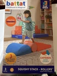 New Battat Squishy Stack Rollers 3 Foam Multicolor Indoor Play Shapes. Price: $48.99.