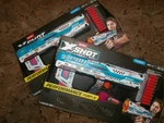 Set Of 2 Xshot Skins Pro Series Fury-x Darts 140FT Foam Blaster Battle Guns New. Price: $45.00.