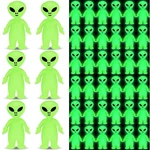 Croblissful 60 Pcs Mini Alien Figures Glow Approx. 1.38 0.79 Inches, Green New. Price: $11.88.