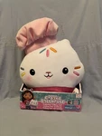 New Netflix Dreamworks Gabby's Dollhouse 14 Inch Cakey Cat Huggable Plush. Price: $32.95.