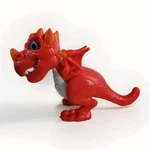 Junior Megasaur: Bend & Bite Red Dragon W/ Lights Sounds Toy Play Figure Euc Used. Price: $8.99.