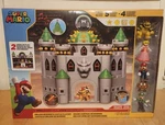 New Super Mario Deluxe Bowser's Castle Playset W/ - 2.5" Figures & Accessories. Price: $65.00.